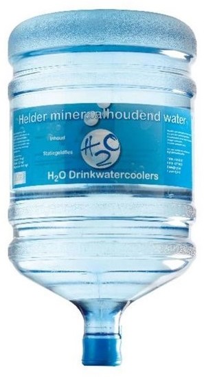 pedaal Bijdrage dubbel Water fles 18,9 l H2O | De totaalleverancier voor al uw drinks & foods